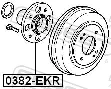 ������� 0382-EKR ������ Honda Civic/Logo 0382EKR ����
