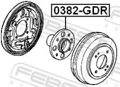 ��������� ������� ������ Honda GD1/3 0382GDR ����