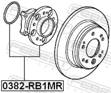 ������� ����. � ����� � �����������. (+ABS) Febest 0382-RB1MR 0382RB1MR ����
