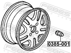����� ��������� ������! M12x1.5 Honda CR-V 01-15/Accord 02-15 0385001 ����