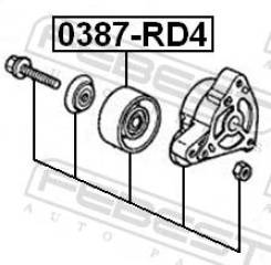   0387-RD4 Febest 0387RD4 