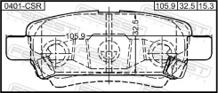 ������� ��������� ������ �������� (� ��������� ������) Febest 0401CSR 0401CSR ����
