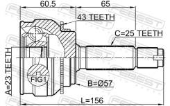     Febest 0410035A43 0410035A43 