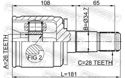 ���� MB886681 ! MB886681 ! ���:0411-K94LH Febest 0411-K94LH 0411K94LH ����
