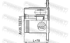 ���� ���������� 35x114 | ����� ���� | Febest 0411V97RH 0411V97RH ����