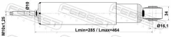 ����������� ������ gas.twin tube Febest 04110012R 04110012R ����