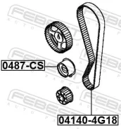 ������ ��� Mitsubishi Lancer Lancer Cedia CS CT# 2 Febest 04140-4g18 041404G18 ����