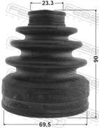 ������� ���� ����������, ��������, 69.5x90x23.3, ������ ����� ��� Mitsubishi Lancer, Suzuki SX4, FIAT Sedici Febest 0415-CY34AT 0415CY34AT ����