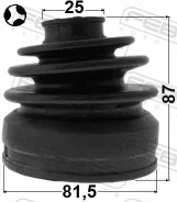 ������� ���� ���������� �������� 81.5x87x25 Febest 0415-CY4ALHT 0415CY4ALHT ����