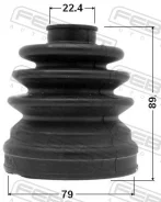 ������� ����� Mitsubishi Airtrek/Outlander CU2-5W 2001.11-2008.12 �����. (�����. ) Febest 0415EA ����