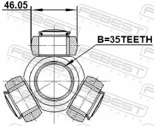 ������� Febest 0416-CW5 0416CW5 0416CW5 ����