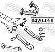 ����� ������� ������� ������ ������ ������ ����� ��� Mitsubishi Galant, Mitsubishi Eclipse, Mitsubishi Diamante ����� Febest 0420-050 0420050 ����