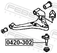 ������� Mitsubishi Canter Febest 0420-302, �������� 0420302 ����