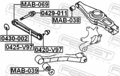 ����� ������� ������� ������ | ��� ����/��� | Febest 0420V97 0420V97 ����