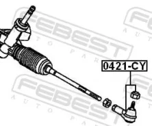 ���������� �������, ��������, ������ ����� ��� Mitsubishi Lancer, Mitsubishi Outlander, Mitsubishi ASX Febest 0421-CY 0421CY ����