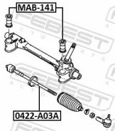 ���� ������� | ����� ����/��� | Febest ������� 0422A03A | �������� �� ��, ������, 5 ����� | �������� �� 12 ��� | ������ � ������� | ������� 0422A03A 0...