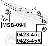 ���� ������������� �������� ������ Febest 042345R 042345R ����