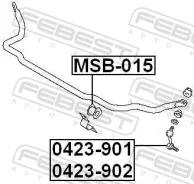 ������ ��������� ������������� ����� Mitsubishi Pajero 00 [178Febest423901] 0423901 ����
