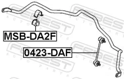 ���� ������������� �������� Febest 0423DAF 0423DAF ����
