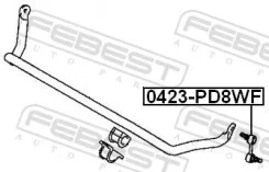 ���� ������������� | ����� ����/��� | Febest 0423PD8WF 0423PD8WF ����
