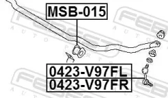 ���� ������������� | ����� ����/��� | Febest 0423V97FR ����