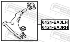 ����� �������� ����� Febest 0424EA3LH 0424EA3LH ����