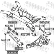 ����� ������ | ��� ����/��� | Febest 0424GF12R 0424GF12R ����
