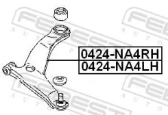 ����� Mitsubishi Grandis NA4W 2006.05-2010.03 �����. ����. Febest 0424NA4RH ����