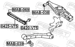 ���� ���������� � ������� | ��� ����/��� | Febest 0425V75 0425V75 ����