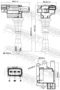 ������� ��������� ��� Mitsubishi Lancer, Mitsubishi Airtrek I febest 04640-004 04640004 ����