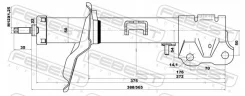 ����������� Mitsubishi Outlander CW0# 2005.12-2013.04 �����. ���. Febest 04660918FL ����