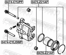 ����������� �������� ���������� ��������� �� ���� ������� ������, ����� ��� Mitsubishi COLT Febest 0475-Z21AF 0475Z21AF ����