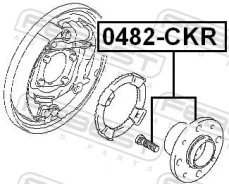 ������� ������ Mitsubishi Lancer/Mirage CJ-CP# 1995.08-2000.08 ����. Febest 0482CKR ����