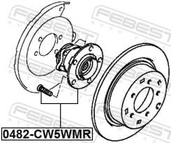  0482-CW5WMR /3785A009/HUB091T39/ Febest 0482CW5WMR 