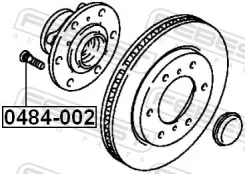 ������� �������� MMC 12X1.5 L=48 d=14,3 Febest 0484-002 (MB584750) 0484002 ����