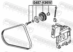 �������� ������ ��������� ����� ������������ ��� Mitsubishi Pajero Sport, Mitsubishi L200 Mitsubishi, Mitsubishi Montero Sport Febest 0487-K96W 0487K9...