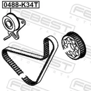 ����� ����� ��� Mitsubishi L200/L200 Sportero KA/B0# 2005.05-2015.03 �������� Febest 0488K34T ����