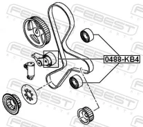 ����� �������� ����� ��� Febest 0488KB4 0488KB4 ����