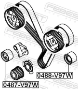 ����� ����� ��� Mitsubishi L200/L200 Sportero KA/B0# -15 �������� Febest 0488V97W ����