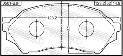 ������� ��������� �������� Febest 0501-BJF 0501BJF ����