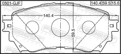 ������� ��������� �������� �������� Mazda 6 [GJ] (2013) [178Febest0501GJF] 0501GJF ����