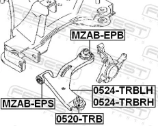����� ������� ������� ������ �������� ������ ����� ��� FORD Escape, Mazda Tribute, FORD Maverick febest 0520-trb 0520TRB ����