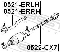 ���������� ������� ����� Febest 0521ERLH 0521ERLH ����
