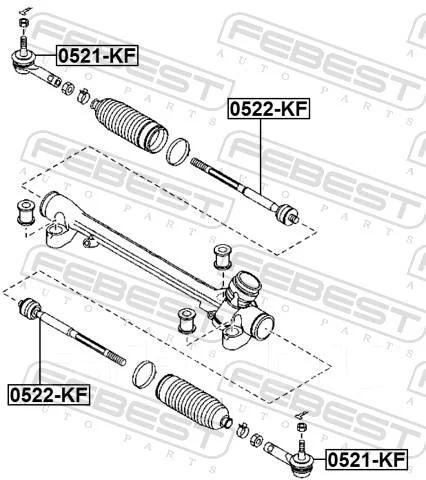 ���������� ������� Febest 0521KF 0521KF ����