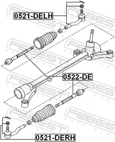 ���� ������� Febest 0522DE 0522DE ����