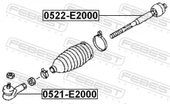 ���� ������� | ����� ����/��� | Febest 0522E2000 0522E2000 ����