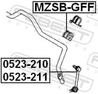 ���� ������������� �������� ������, ����� ��� Mazda 626, Mazda MX-5, Mazda 323 Febest 0523-211 0523211 ����