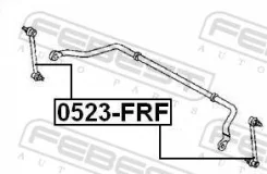 ���� ������������� Toyota 86 ZN6 2016.08- �����. Febest 0523FRF ����