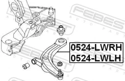 ����� Mazda MPV LW 1999-2005 ���. Febest 0524LWLH ����