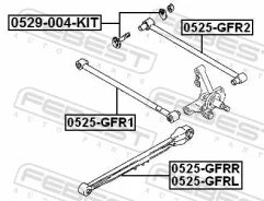 ���� ���������� | ��� ����/��� | Febest 0525GFRL 0525GFRL ����